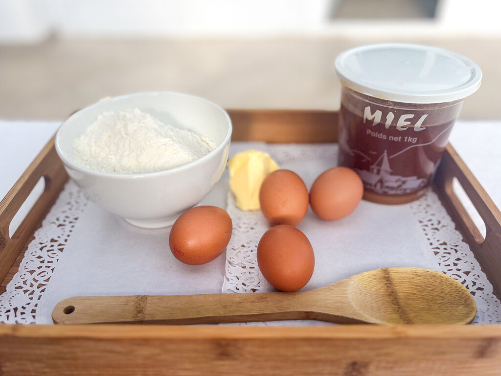 Ingrédients pour la pâtisserie